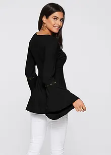 Longsleeve met eyelets en vetersluiting, bonprix