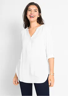 Tuniek met V-hals, lange mouw, bonprix