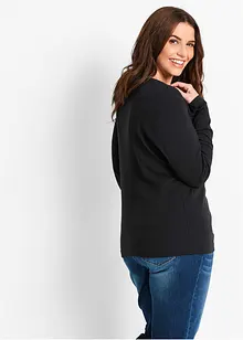 Katoenen longsleeve met ronde hals, bonprix