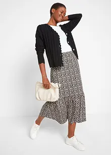 Kort ajour vest met viscose, bonprix