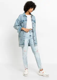 Mom jeans met destroyed effecten, bonprix