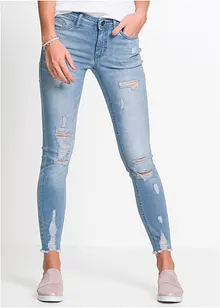 Super skinny 7/8 jeans destroyed, bonprix