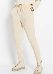 Broek in corduroy look met elastische band, bonprix