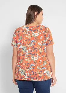 Shirt met print, korte mouw, bonprix