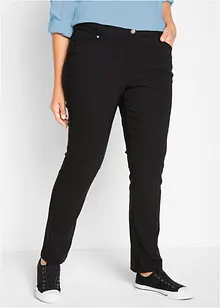 Bengaline stretch broek met comfortband, straight, bonprix