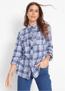 Flanellen blouse, bonprix