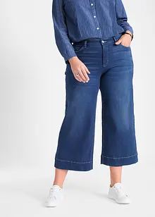 Ultra soft 7/8 jeans, culotte, bonprix