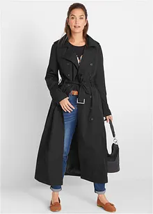 Lange trenchcoat met tailleriem, bonprix