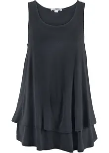 Dubbellaagse top van viscose, bonprix