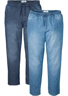 Classic fit instapjeans van zomers denim (set van 2), bonprix