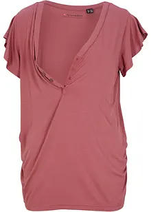 Zwangerschapsshirt / voedingsshirt met viscose, bonprix