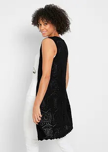 Lang vest van ajour, bonprix