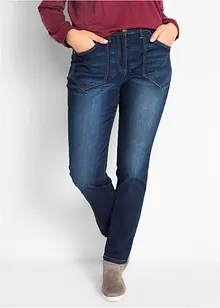 Slim fit stretch jeans, high waist, bonprix