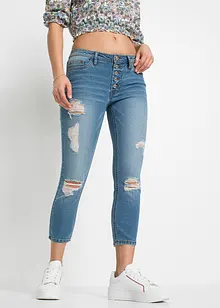 Cropped destroyed jeans, bonprix