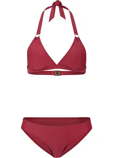 Halter bikini (2-dlg. set) met gerecycled polyamide, bonprix