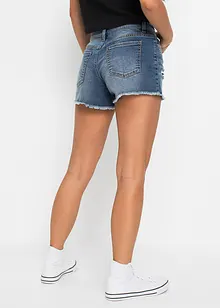 Jeans short met borduursel, bonprix