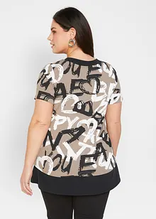 Longshirt met korte mouwen, bonprix