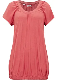 Shirt in een viscosemix, korte mouw, bonprix