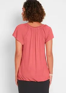Shirt in een viscosemix, korte mouw, bonprix