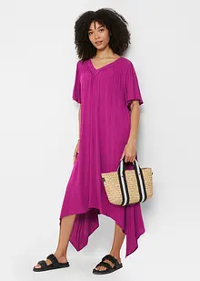 Lange kaftan jurk van crêpe, bonprix