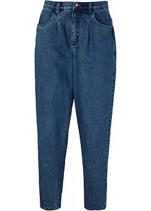 Stretch barrel jeans, cropped, bonprix