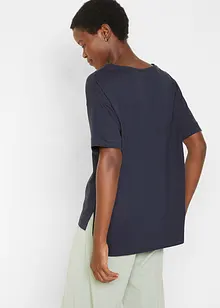 Oversized T-shirt met splitten opzij, bonprix