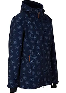 Softshell jas met bloemenpatroon, waterafstotend, bonprix