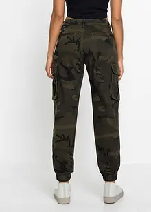 Cargo broek met camouflageprint, bonprix