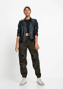 Cargo broek met camouflageprint, bonprix