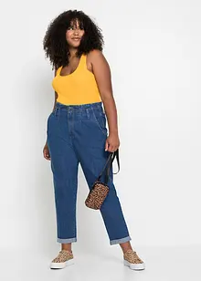 Mom jeans met high waist en stretch, bonprix