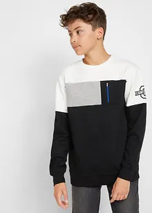 Jongens sweater met colorblocking, bonprix