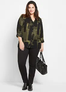 Lange blouse met print, bonprix