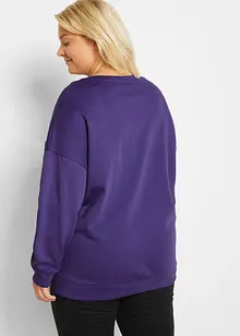 Oversized sweater met splitten, bonprix