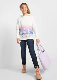 Meisjes hoodie met paardenprint, bonprix