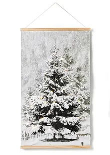 LED canvas schilderij met dennenboom, bonprix