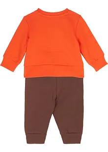 Baby sweater en sweatpants van biologisch katoen (2-dlg. set), bonprix