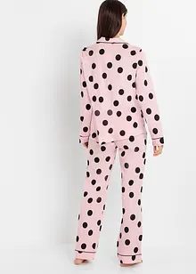 Pyjama met knoopsluiting (2-dlg. set), bonprix