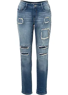 Boyfriend jeans met destroyed details, bonprix