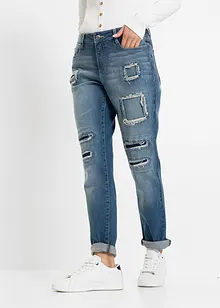 Boyfriend jeans met destroyed details, bonprix