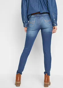 Skinny mid waist stretch jeans, bonprix