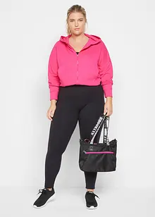 Ultrazachte sportlegging met zakken opzij, cropped, bonprix