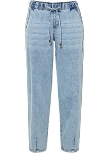 Barrel jeans met mid waist en comfortband, bonprix