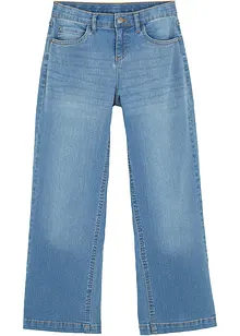 Wide leg mid waist jeans, bonprix