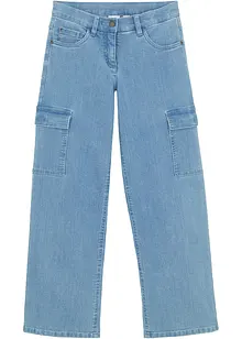 Meisjes cargo jeans, bonprix