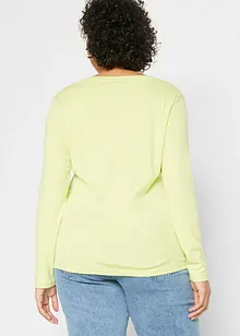 Katoenen longsleeve met ronde hals, bonprix
