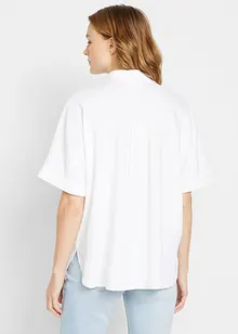 Oversized blouse met halflange mouwen en linnen, bonprix