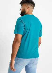 T-shirt (set van 2) van puur katoen, bonprix