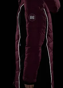 Lange, gewatteerde outdoor jas, waterafstotend, bonprix