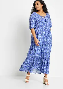 Gedessineerde maxi jurk van viscose, bonprix