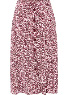 Viscose midi rok met zakken, bonprix